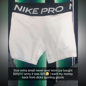 Nike spandex from Dick’s Sporting Goods size medium youth